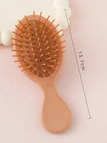 1 szt. Japoński zestaw mini grzebieni do wykańczania włosów do normalnych włosów, funkcja masażu, matowa rączka z żywicy, gumowe włosie - przenośne czarne plastikowe szczotki do włosów do stylizacji długich włosów, szczotka do włosów, grzebień, narzędzia do włosów, produkty do włosów i akcesoria do salonu fryzjerskiego, niezbędne w podróży, akcesoria do domu i urody dla kobiet, prezenty, zestaw do stylizacji włosów, narzędzia do stylizacji włosów