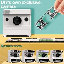 Kids Camera Instant Print, 1080P HD Lens Selfie,Toddler Digital Camera With 3 Rolls Paper & 32GB Card, Children Christmas Birthday Gifts Toys For Age 3 4 5 6 7 8 9 10 11 12 Years Old Girls Boys