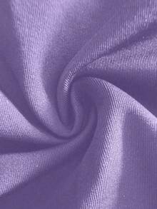 Fashionable Sexy V-Neck Tight Fit Long Sleeve Undershirt, Spring/Summer New Arrival - Violet Purple - View 6