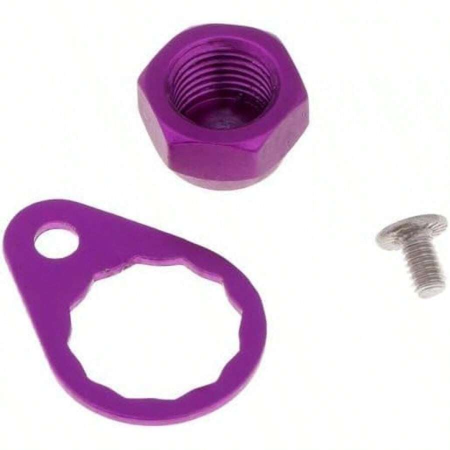 HZBG 1 Set M7 Fishing Reel Screws Nut Caps, Metal Fishing Reel Handle Screw Cap Crank Nuts And Locking Plate Left And Right Hand Plate Fishing Accessory Fishing Reel Parts - 1 - View 1