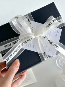 1 Rolle 45 Meter beige Geschenkband zum DIY Dekorieren und Überraschungsverpackungen, metallisch glänzendes Band, Ballonschnur, Hochzeitsdekoration, Blumensträuße und Blumenwickelpapier, Valentinstag, Geburtstagsdekoration, Bandrolle, Schleifen, Weihnachten, Geburtstag