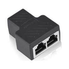 RJ45 1to2 Splitter LAN Network Ethernet Cable Connector