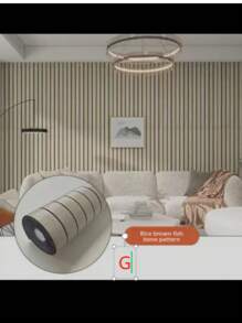 3D Self-Adhesive Wood Grain Wall Sticker, Vertical Groove Wall Panels, Easy To Install, Peel And Stick, Suitable For TV Backdrop, Living Room, Bedroom, Office, Ceiling, Wall Decor Wallpaper, 118.1in*15.75in - Multicolor - View 17