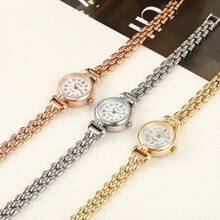 1 Set de Nuevo Reloj de Pulsera de Moda para Mujer, Estilo Retro Lujoso y Elegante, Reloj de Cuarzo Ligero y Versátil, Perfecto para Uso Diario, Regalos de Cumpleaños, Fiestas, Reuniones Festivas y Como Regalo Ideal para Ti o Tus Amigos