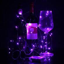 1 Set 20m 200 LED Fairy Lights, Red Color, Battery Powered Copper Wire Fairy String Lights, Silver Wire Lights Suitable For Gifts, Decoration For Bedroom, Christmas, Party, Wedding, Center Decor, Halloween, Bouquet, Yard, 3 Meters/5m/10m/15m/20m (Batteries Not Included)