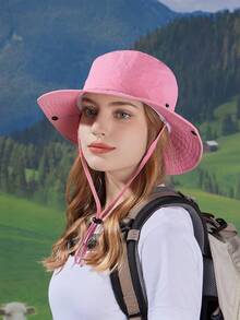 1pc Versatile Cowboy Hat/Bucket Hat, Foldable, Suitable For Men & Women, Spring/Summer, Outdoor Activities, Sun Protection, Random Style - Cowboy Hat - View 6