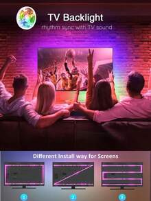 ONELEDWANGRX 1 pezzo Telecomando a 44 tasti con memoria per strisce LED per decorazione festa della mamma, set di strisce luminose RGB da 1m-15m/3,3ft-50ft a 5V USB, luce notturna a LED multicolore con fili di rame, adatta per retroilluminazione TV, illuminazione ambiente di soggiorno, camera da letto, barra luminosa al neon, effetto scintillante