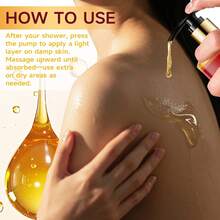 250ml Magic Body Firming Oil - Body Care Skin Oil Moisturises And Reduces Fine Lines On Cheeks, Belly, Thighs, Arms - Yellow - View 6