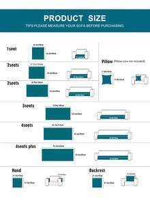 1 szt. Jednokolorowy, wodoodporny pokrowiec na sofę, skórzana etykieta, antypoślizgowy spód, przyjazny dla zwierząt, nie gubiący sierści, odpowiedni do sypialni, salonu, biura, wystroju wnętrz, pasuje do sof jednoosobowych, dwuosobowych, trzyosobowych, czteroosobowych i modułowych