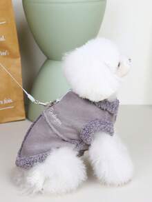 Thick Fleece Vest Jacket For Dogs, Warm Pet Clothes For Autumn/Winter