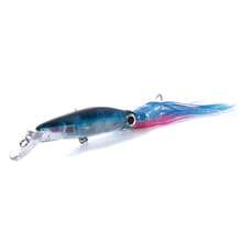 HENGJIA 1pc 14cm 40g Large Realistic Octopus Fishing Lure, With 2 Triple Hooks, Squid Fake Bait, Simulation Hard Bait - Multicolor - View 8