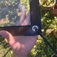 1pc Transparent Waterproof Tarpaulin, Sunshade Canopy, Winter Plant Cover Greenhouse Thin Film Tarpaulin, Waterproof, Transparent Plastic Tarpaulin, Dustproof, Rainproof, UV-Resistant Garden Cover - Multicolor - View 2