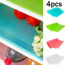 10/5/4 件可重复使用冰箱内衬、可清洗塑料水果蔬菜保鲜垫、防霉抽屉内衬（带空气循环功能，可延长保质期）、食品厨房保鲜垫 - 防潮墊 - 查看 12