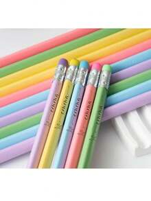 Personalized Pencils, Custom Pattern Pencil Set, Engraved Pencils, Unique Engraved Pencil Set, Family Learning Supplies, Name Pencils