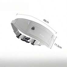 Bolsa de cintura para correr unisex - Bolsa ligera y reflectante para teléfono con 3 bolsillos, cinturón invisible ajustable para fitness, adecuado para correr por la noche/mañana, senderismo, gimnasio - Diseño unisex duradero para hombres y mujeres, accesorios para correr, apariencia deportiva de moda, cierre de cremallera