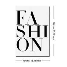 1/3 tấm áp phích thời trang Stockholm đen trắng báo sang trọng Y2K treo tường in vải canvas tối giản phong cách nữ tính trang trí phòng thẩm mỹ tranh phong cách cho căn hộ, phòng khách, phòng ngủ, trang trí nhà hiện đại - Nhiều màu - Xem 9