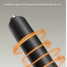 3-Section Bearing Ring Lat Pulldown Bar, Adjustable Length Detachable Compound Training Rod, Lat Pulldown Attachment For Fitness Equipment, Weight Training Accessory - Black - View 13