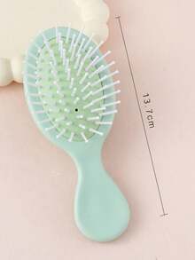 1 szt. Japoński zestaw mini grzebieni do wykańczania włosów do normalnych włosów, funkcja masażu, matowa rączka z żywicy, gumowe włosie - przenośne czarne plastikowe szczotki do włosów do stylizacji długich włosów, szczotka do włosów, grzebień, narzędzia do włosów, produkty do włosów i akcesoria do salonu fryzjerskiego, niezbędne w podróży, akcesoria do domu i urody dla kobiet, prezenty, zestaw do stylizacji włosów, narzędzia do stylizacji włosów