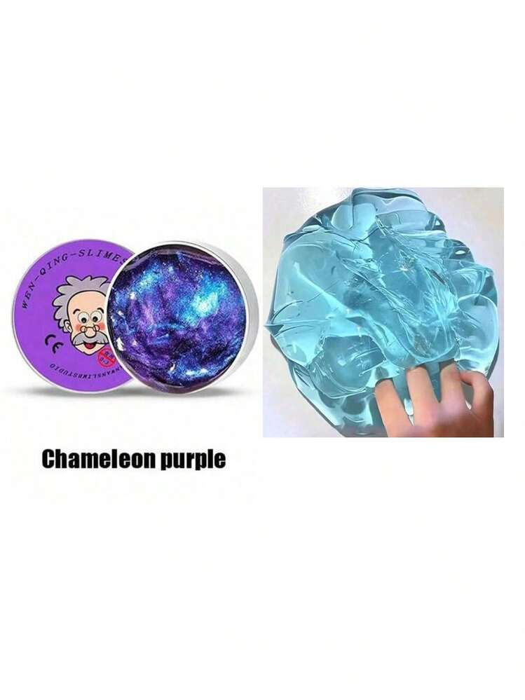 1 套自制泡泡凝胶玩具、泡泡泥、粘液和水晶粘土混合套装（颜色多样，根据天气情况建议在使用前冷藏或浸泡在冷水中） - 淺藍色 - 查看 11