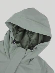 TECTOP Women's Thermal Lined Soft Shell Jacket, Hooded, Large Pockets, Outdoor Hiking, Windproof Waterproof, Waist Cinched, Autumn/Winter, Fleece