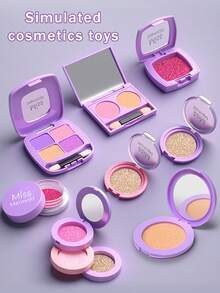 Children's Pretend Makeup Toys, Girls' Handbag Playset, Toy Set For Roleplay, Gift For Girls On Birthday/Halloween/Christmas - Multicolor - View 2