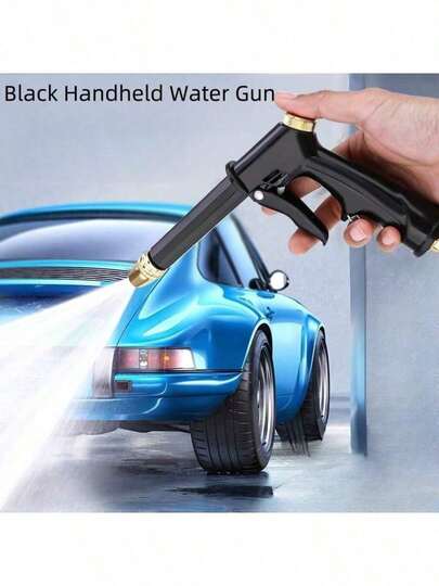 1 pieza Pistola de agua de alta presión universal para lavado de autos, 1 set Herramienta de lavado de autos de alta presión, Equipo de limpieza para el hogar/auto, Conveniente para enjuagar la suciedad del vehículo, Lavadora de alta presión para el lavado de autos