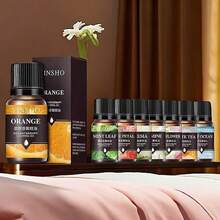 1pc Pure Natural Essential Oil Suitable For Bedroom, Bathroom Multiple Scenes, Fragrant Essential Oil Diffuser Aromatherapy Candle Aromatherapy Stove Diffuser Stone Humidifier Car Aromatherapy Household Aromatherapy Essential Oil (Rose, Lemon, Osmanthus, Freesia, Cherry Blossom, Sea, Mint, White Tea, Vanilla, Ylang Ylang, Lavender 12 Flavors To Choose From 10ml/0.33FL.OZ) Gifts Birthday Graduation