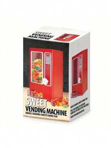 Retro Mini Candy Vending Machine - Battery Free Retro Snack Dispenser, Perfect For Chewing Gum, Jelly Beans, Chocolate, And Mixed Snacks, Ideal Kitchen Countertop Accessory And Innovative Tabletop Decoration