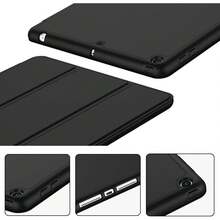 Leather 9th Generation Case 2021/8th Generation Case 2020 10.2 Inch With Pencil Holder, 7th Gen 2019 Case With Soft Skin Silicone Back, Auto Wake/Sleep Cover (Black) Valentine's Day Gift - Dark Green - View 5