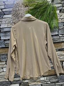 Women's Shirt In Beautiful Viscose Fabric - 紫紅色 - 查看 2