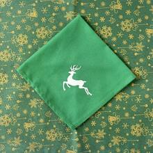 4pcs Of Set Christmas Decorative Napkins,Crease-Resistant,Plain-Color Dining Napkins For Holiday Parties,Christmas And Events(40*40cm/16*16inch)