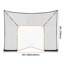 Hockey And Lacrosse Goal Backstop, 12x9 Ft Lacrosse Net With Extended Coverage, Quick Easy Setup Complete Accessories Training Net, Backyard Lacrosse Equipment, For Youth Adult (NET ONLY) - Backstop Net Only - View 10