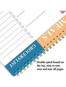 Meal Planner Pad |   5.6x8.5 Inch 90 Pages Weekly Meal Planner Notepad For Organized Weekly & Daily Planning - Nhiều màu - Xem 3