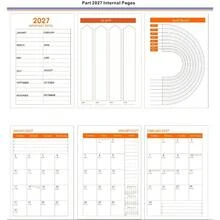 2026-2028 Monthly Planner/Calendar - Jan. 2026 - Dec. 2028, 3 Year Monthly Planner 2026-2028, 5.5" * 8.3" Calendar Planner 36 Months With Tabs, Twin-Wire Binding, Holiday & Note Pages,Suitable For Women And Students To Remember And List Things - Multicolor - View 7