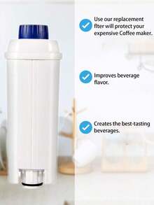 1/2/4 Packs Coffee Machine Filters Replacement For DeLonghi Coffee Machine Filter DLSC002, Water Filter Cartridges Activated Carbon Softener, Coffee Accessories