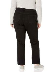 Bandolino Women's Mandie Signature Fit 5 High Rise Jean Plus Sizehalloween - Saturated Black - View 10