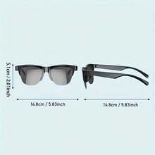 Smart Glasses, High-Definition Glasses, Outdoor Sports Glasses, Anti Shake Function, Wireless Calling, Built-In Microphone, Lightweight Design, Large Capacity Battery, Teyc Charging Port, Multi Scenario Application, Ideal Gift, Fashionable Modern Appearance, Durable Structure, High-Quality Materials. - Nhiều màu - Xem 7