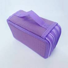 1pc Student Stationery Bag, 72 Color Sketch Painting Storage Pencil Bag, Solid Color 4-Layer Large Capacity Stationery Box, Pencil Bag, Porous Color Pencil Bag, Pencil Case, School Supplies, School Colors, Stationery, Back To School - Multicolor - View 11