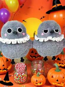 1 Disfraz de Halloween - Muñeca con diseño de amor y espacio profundo, muñeca de cuervo divertida y linda, mochila, colgante de bolso, regalo de anime, llavero de muñeca, decoración de habitación, para fans de anime