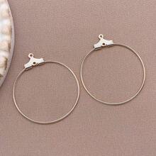 10 件不锈钢防过敏 20/25/30/35/40 毫米圆形串珠耳环配件适用于耳环工艺珠宝制作 - 彩色 - 查看 17