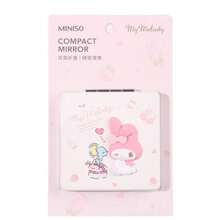 Miniso Sanrio My Melody Cute Cartoon Double-Sided Folding Portable Mirror, Convenient And Portable, Cute Gift (1 PC)