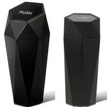 Mini Bote de Basura para Auto Portatil 2PCS Papelera para Coche Basurero para Coche de 550ML Cubo de Basura para Mesa Prueba de Fugas con Tapa para Oficina Hogar Cocina Negro Ideal para Uso en Vehiculos Escritorio y Espacios Pequeños Diseño Compacto y Resistente con Cierre Hermetico para Mantener el Ambiente Limpio y Ordenado - como en la foto - Ver 1