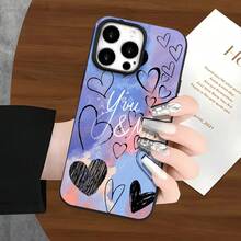 Fundas y carcasas protectoras con diseño de corazón y orificios grandes, compatibles con phone 16 Pro Max, 16, 15 Pro, 14, 14 Plus/14 Pro Max, 13, 13 Pro, 12 Pro, 11/11 Pro. Regalos para cumpleaños y festivales - Blanco - Ver 4