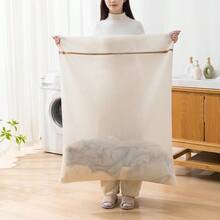 Large Size Laundry Bag, Household Bedding Washing Bag, Machine Washable, Anti-Deformation, Anti-Entanglement, Convenient And Durable, Reusable - Multicolor - View 2