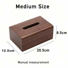 1 buc cutie de șervețele din lemn masiv, cutie de hârtie pentru sufragerie, cutie de depozitare pentru masă, cutie de baie, decorare acasă, cutie de șervețele, accesorii de bucătărie, din lemn de nuc