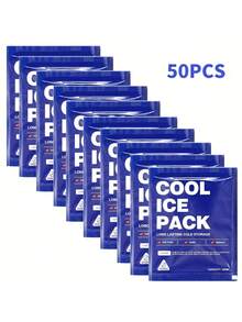 10pcs Reusable Ice Pack - For Cooler Boxes, Summer Frozen Shipping And Lunch Boxes, Reusable Freezer Bags, Accessories For Cooler Boxes, Suitable For Beach, Travel And Camping - Multicolor - View 12