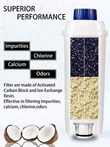 1/2/4 Packs Coffee Machine Filters Replacement For DeLonghi Coffee Machine Filter DLSC002, Water Filter Cartridges Activated Carbon Softener, Coffee Accessories