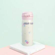 Miniso My Melody Rakuichi 304不锈钢真空保温杯，360毫升/12.17盎司，304不锈钢+持久保温，适合家庭和学生使用（1个） - 粉色 - 查看 8