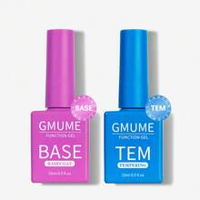 Kit de esmalte de uñas de gel de alta brillo y larga duración, incluye: Top Coat sin necesidad de limpiar, Base Coat, Top Coat reforzado, Removedor mágico, Top Coat mate, Base Coat de goma, Aceite para cutículas, Gel 5 en 1, Imprimador pH, Base Coat pelable. Para manicura en casa y profesional con efecto de uñas de gel que se puede despegar.