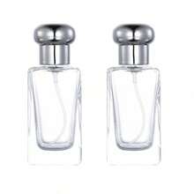 Botella de spray de perfume de 25ML con diseño de hongo, botella de vidrio vacía portátil para empaquetar cosméticos